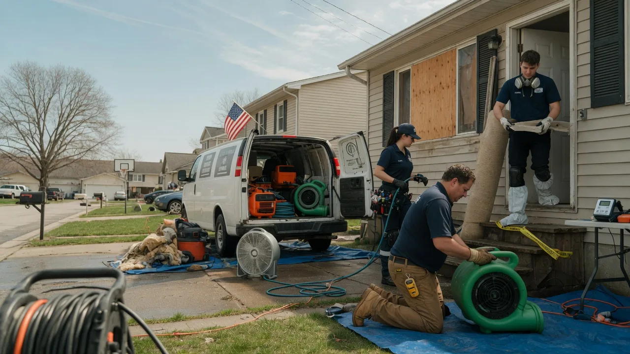 Water Damage Restoration in California, PA near me